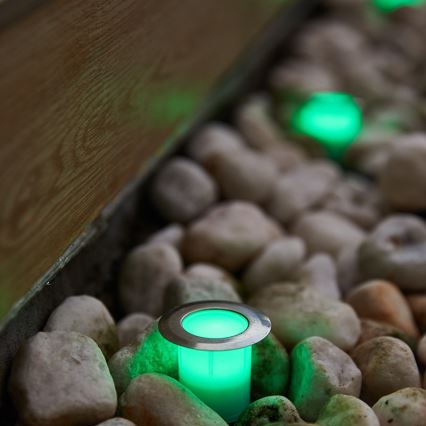 Immax NEO 07905L - LED RGB Dimbar solcellsbelysning ESTRELAS 8xLED/0,25W/5V IP65 Tuya 2200 mAh