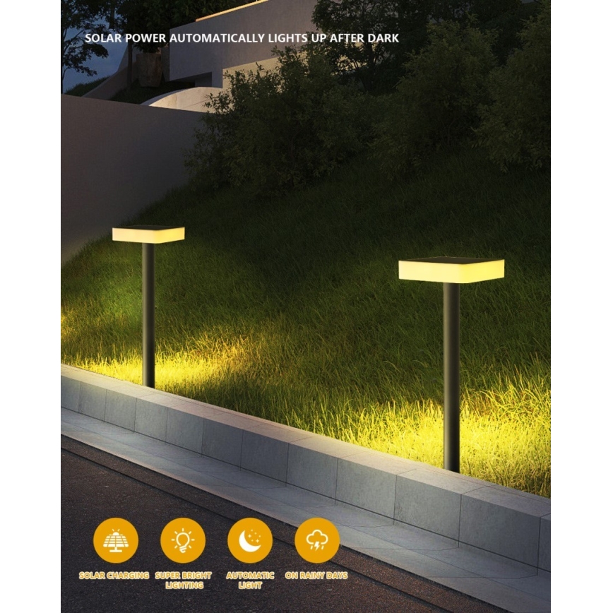 Immax NEO 07911L - LED RGB Dimbart solcellslampa med sensor NEO LITE LED/1W/5V vinklat IP54 Tuya 1300 mAh