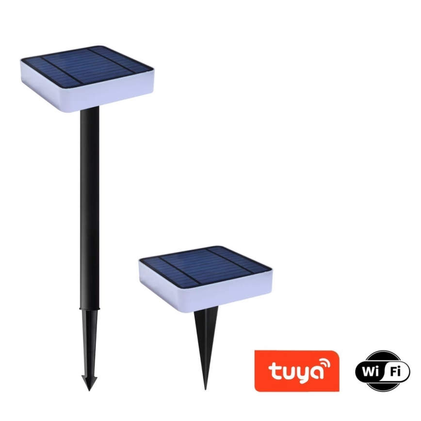 Immax NEO 07911L - LED RGB Dimbart solcellslampa med sensor NEO LITE LED/1W/5V vinklat IP54 Tuya 1300 mAh