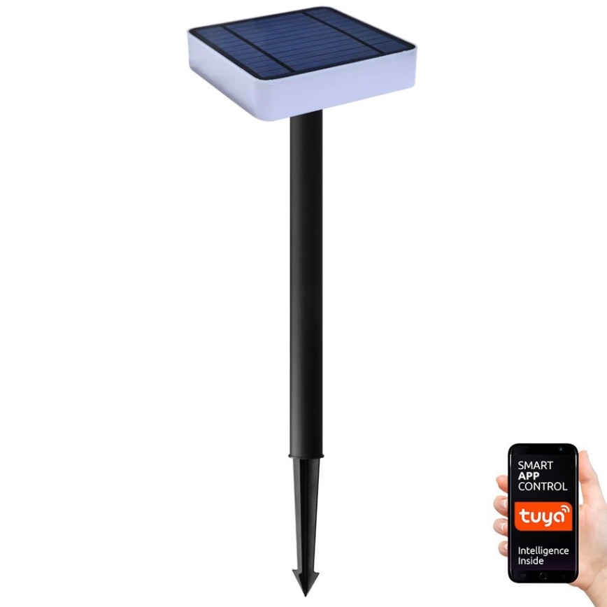 Immax NEO 07911L - LED RGB Dimbart solcellslampa med sensor NEO LITE LED/1W/5V vinklat IP54 Tuya 1300 mAh