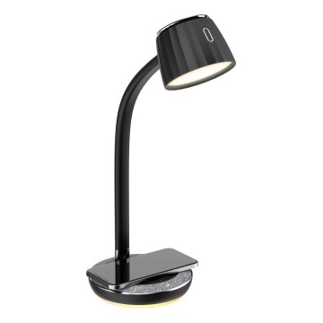 Immax NEO 08996L - LED Dimbar bordslampa med trådlös laddning PERLA LED/1,5W + LED/6W/230V 3800-4300K