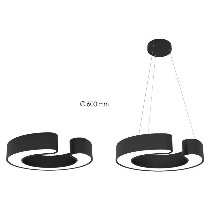 Immax NEO 7133 - LED SMART Ljusreglerad taklampa CÉČKO LED/52W/230V + fjärrkontroll 60 cm Tuya ZigBee