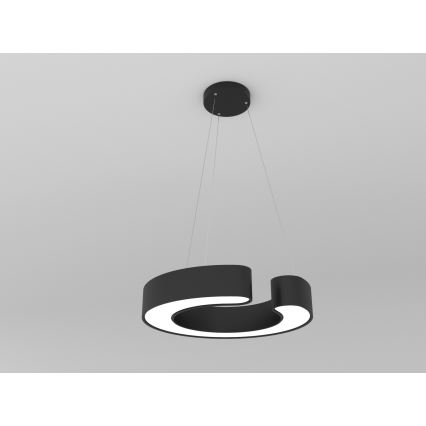 Immax NEO 7134 - LED SMART Ljusreglerad ljuskrona på textilsladd CÉČKO LED/43W/230V + fjärrkontroll 60 cm Tuya ZigBee