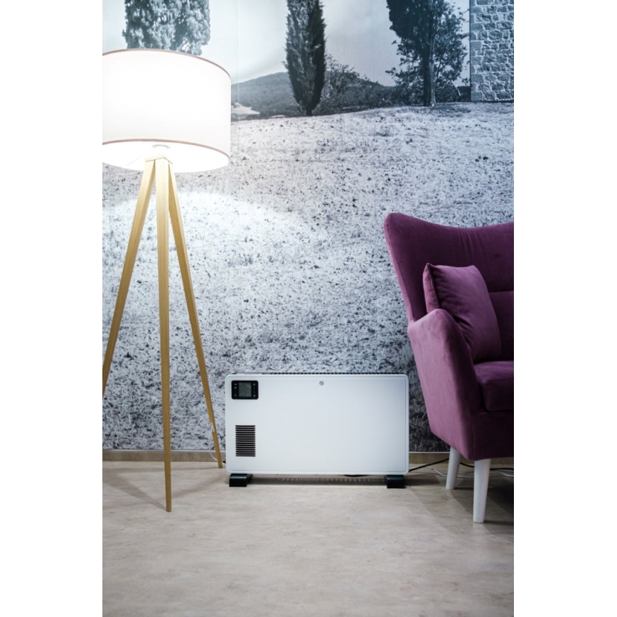 Immax NEO 07760L - Elektrisk konvektorvärmare 1000/1300/2300W LCD/timer/TURBO/termostat Wi-Fi Tuya + FK