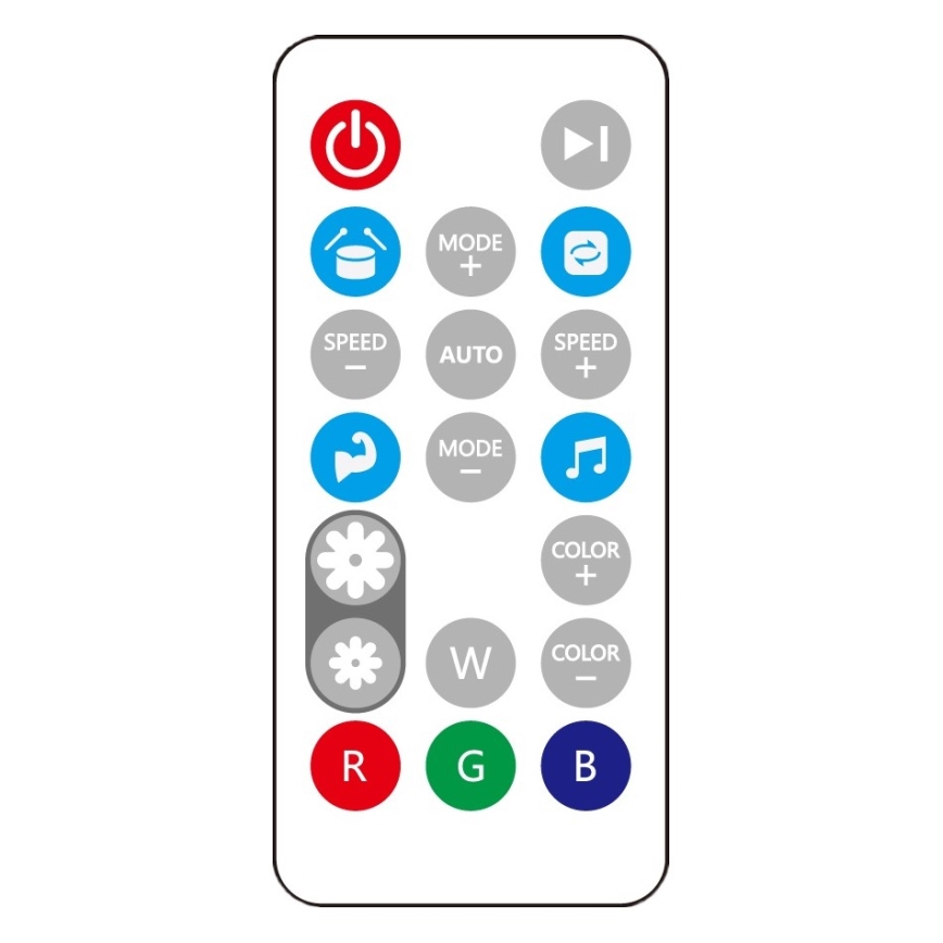 Immax NEO 07734L - LED RGB ljusreglerad  ljusslinga NEO LITE LED/18W/230V 5m MUSIC IP65 Wi-Fi Tuya + fjärrkontroll