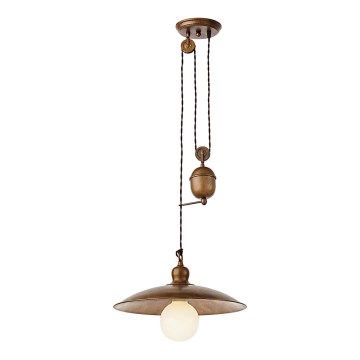 INCANTI 02-758 - Ljuskrona med snöre LENA 1xE27/42W/230V