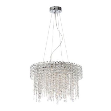 Incanti ITV PR6 10 60 - Kristallkrona med textilsladd TREVI 6xGU10/50W/230V