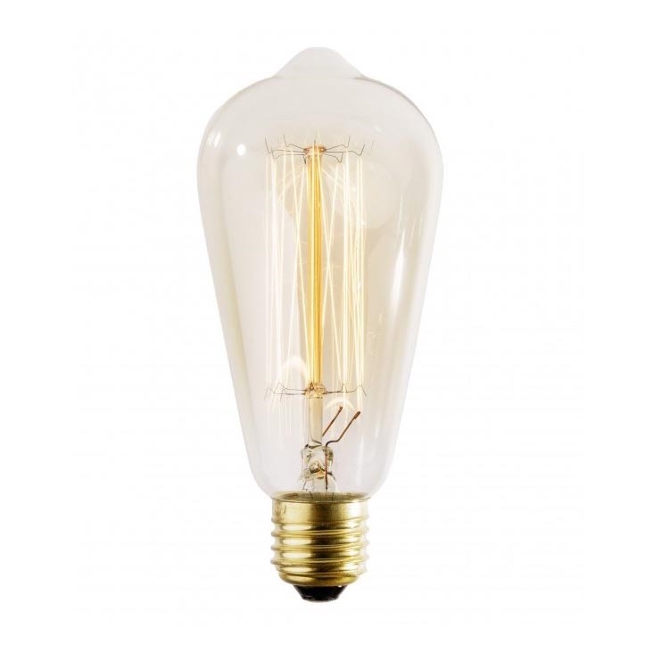 Industriell dekorativ dimbar glödlamp SELEBY ST64 E27/60W/230V 2200K