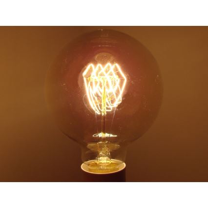 Industriell dekorativ dimbar glödlampa SELEBY G95 E27/60W/230V 2200K