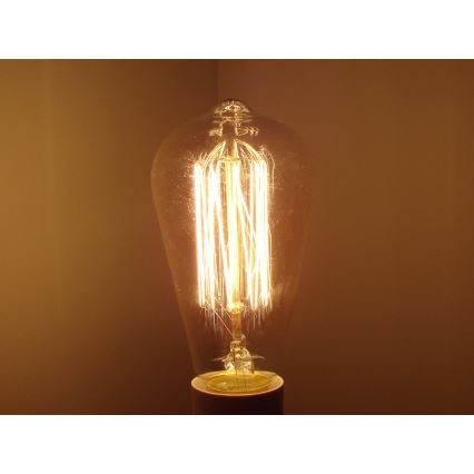 Industriell dekorativ dimbar glödlampa SELEBY ST64 E27/40W/230V 2200K