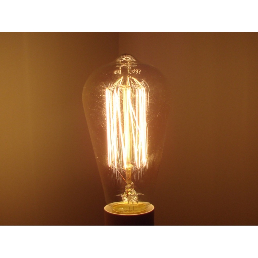 Industriell dekorativ dimbar glödlampa SELEBY ST64 E27/40W/230V 2200K