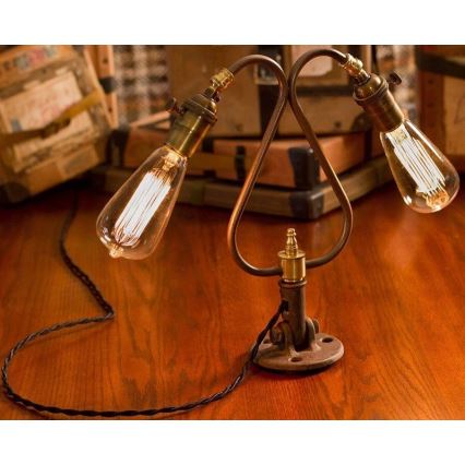 Industriell dekorativ dimbar glödlampa SELEBY ST64 E27/40W/230V 2200K