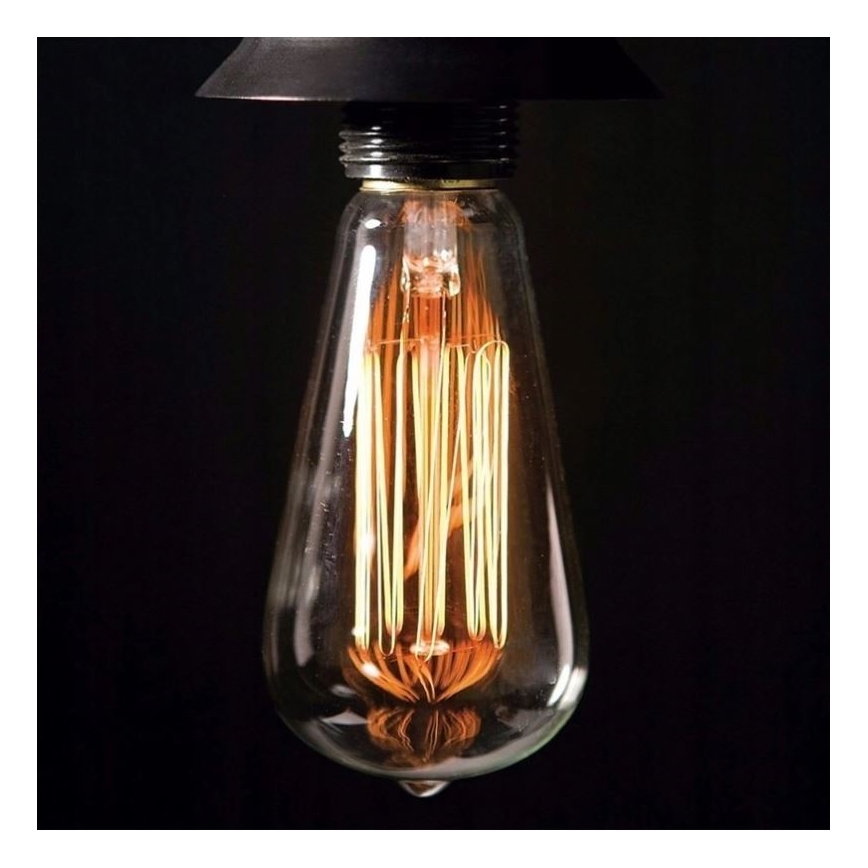 Industriell dekorativ dimbar glödlampa SELEBY ST64 E27/40W/230V 2200K