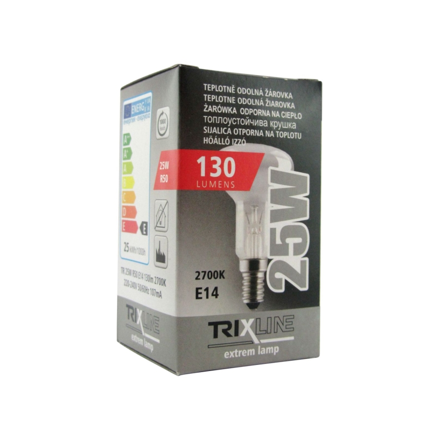 Industriell reflektorlampa R50 E14/25W/230V 2700K