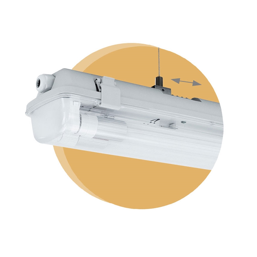 industriellt lysrör LIMEA T8 2xG13/10W/230V IP65 1500mm