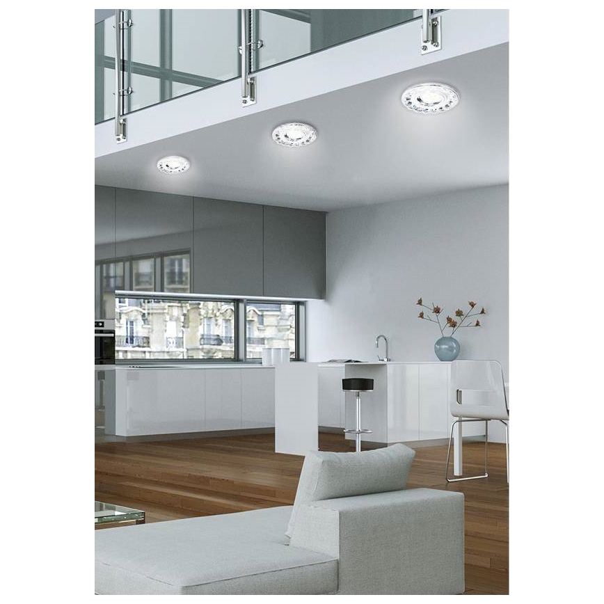 Infälld Belysning EYE 1xGU10/35W/230V
