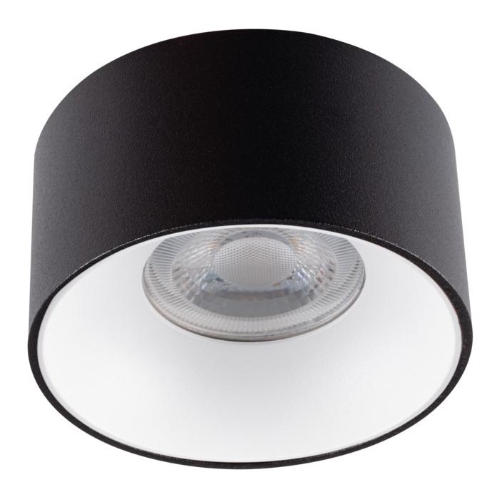 Infälld Belysning MINI RITI 1xGU10/25W/230V svart/vit