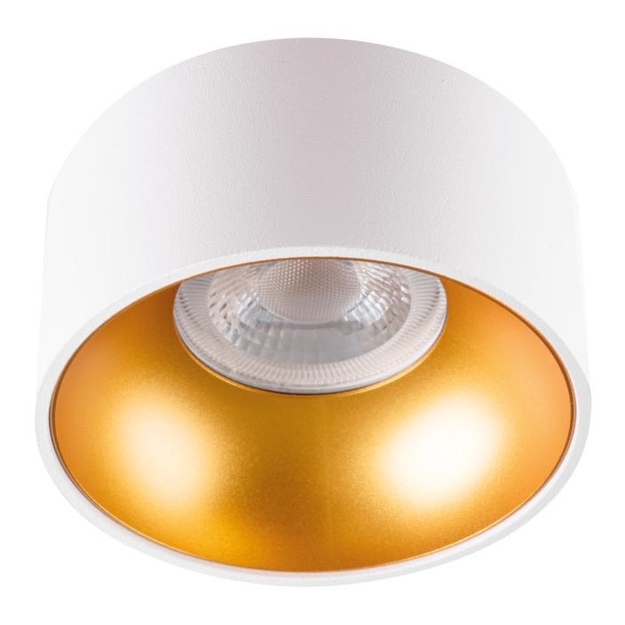 Infälld Belysning MINI RITI 1xGU10/25W/230V vit/guld