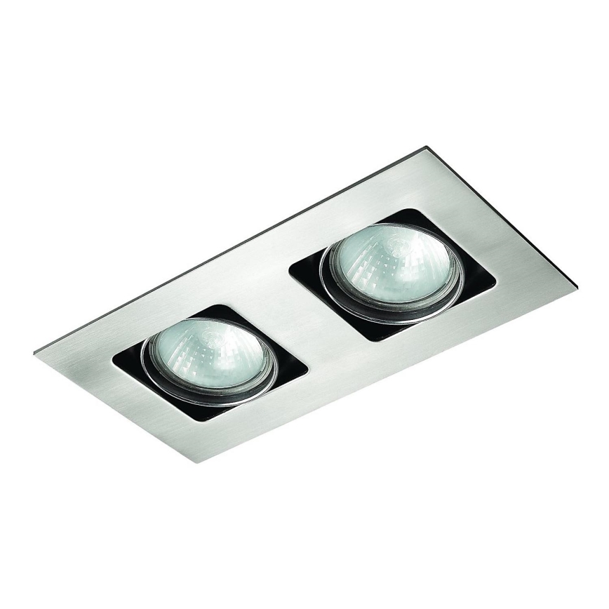 Infälld Belysning OCZKO GUESTO 2xGU10/40W/230V