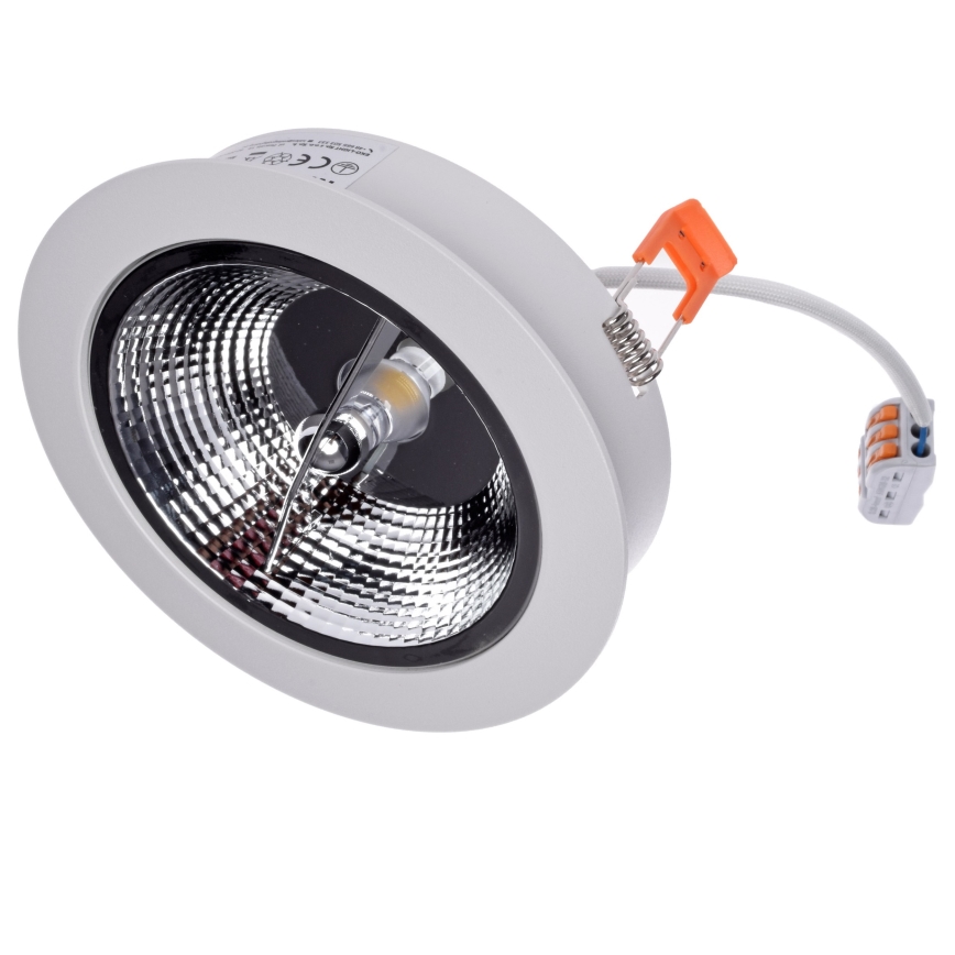 Infälld Belysning REDONDO 1xAR111 - GU10/25W/230V