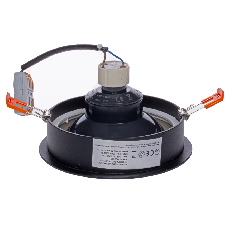 Infälld Belysning REDONDO 1xAR111 - GU10/25W/230V