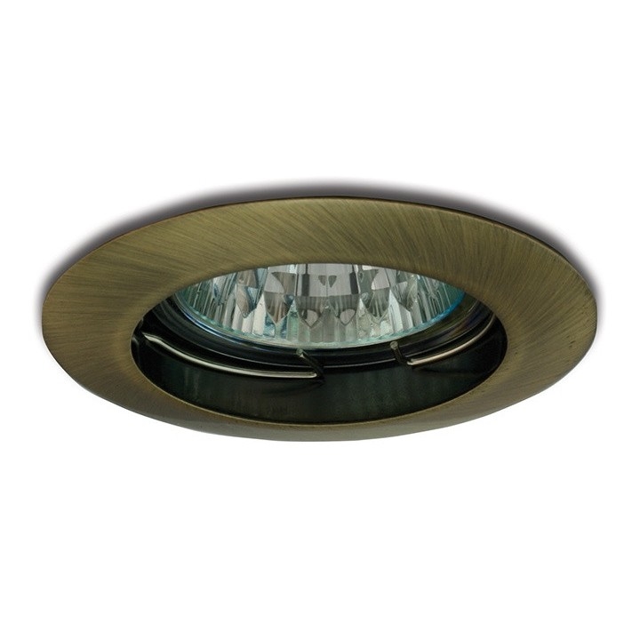 Infälld lampa 1xGU5,3/50W/12V guld