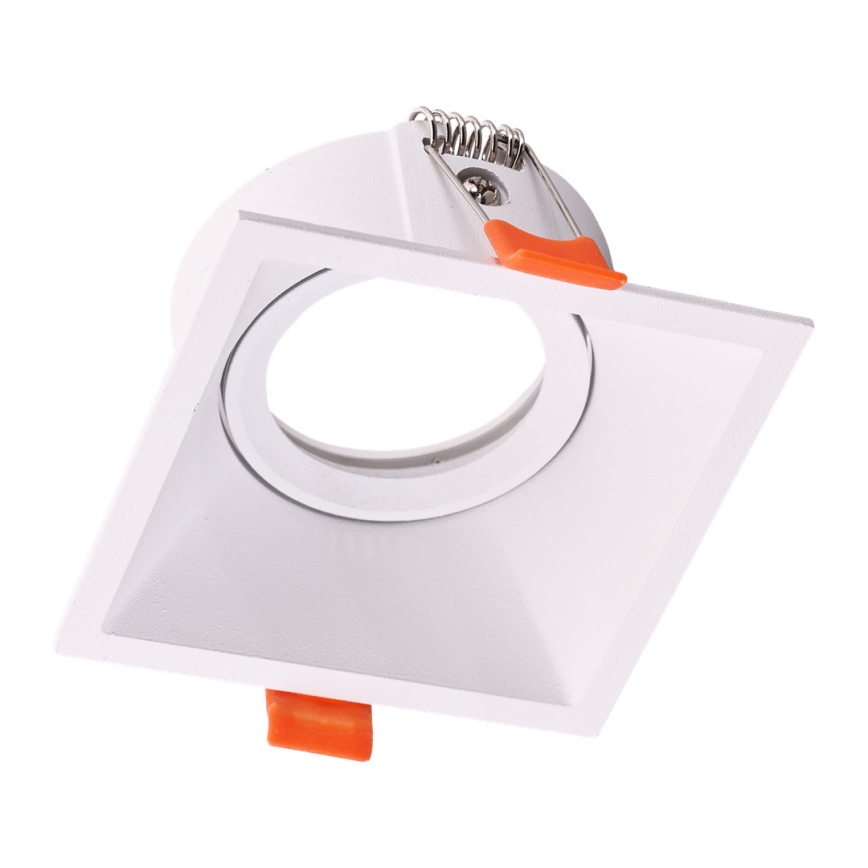 Infälld lampa EYE 1xGU10/25W/230V fyrkant  vit