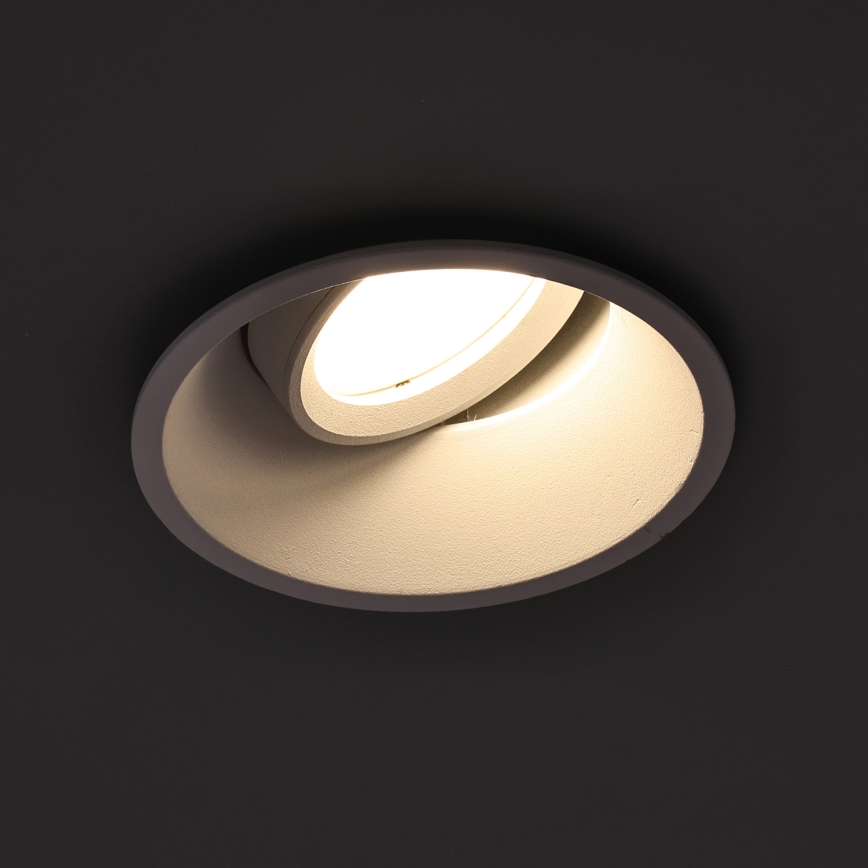 Infälld lampa EYE 1xGU10/25W/230V rund  vit