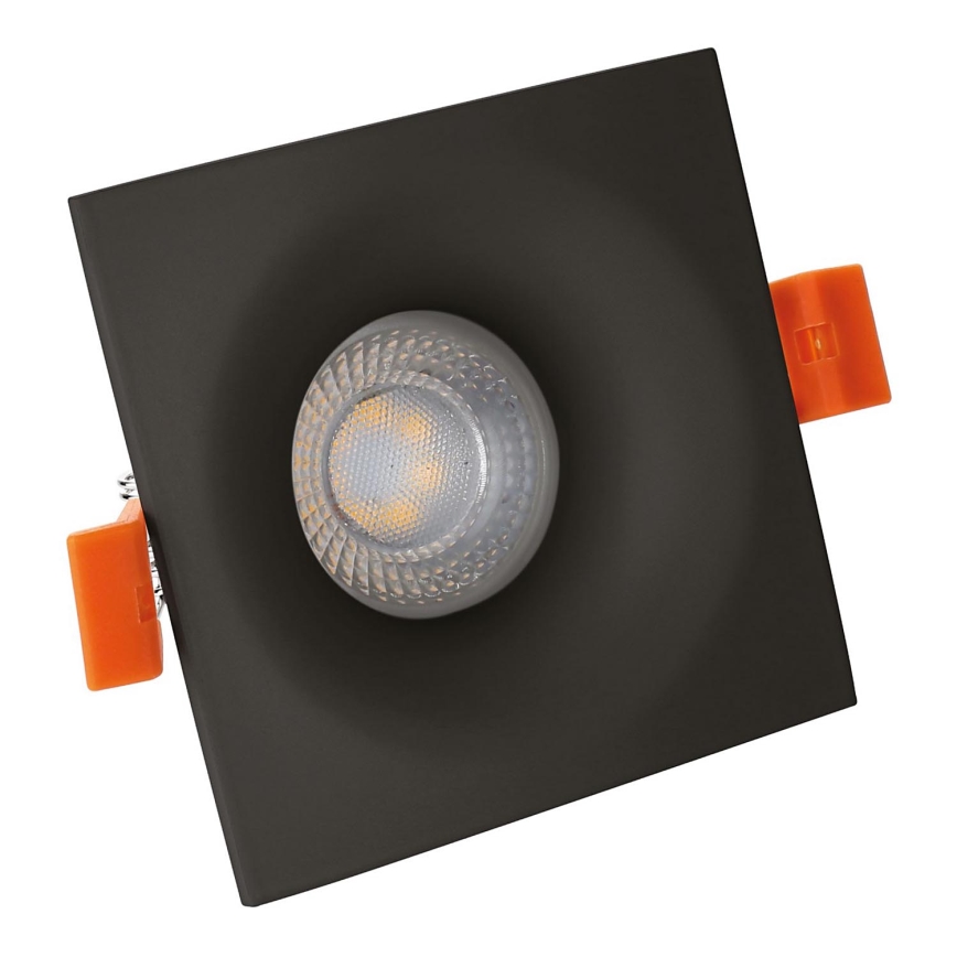 Infälld lampa FIALE 1xGU10/36W/230V vinklat svart