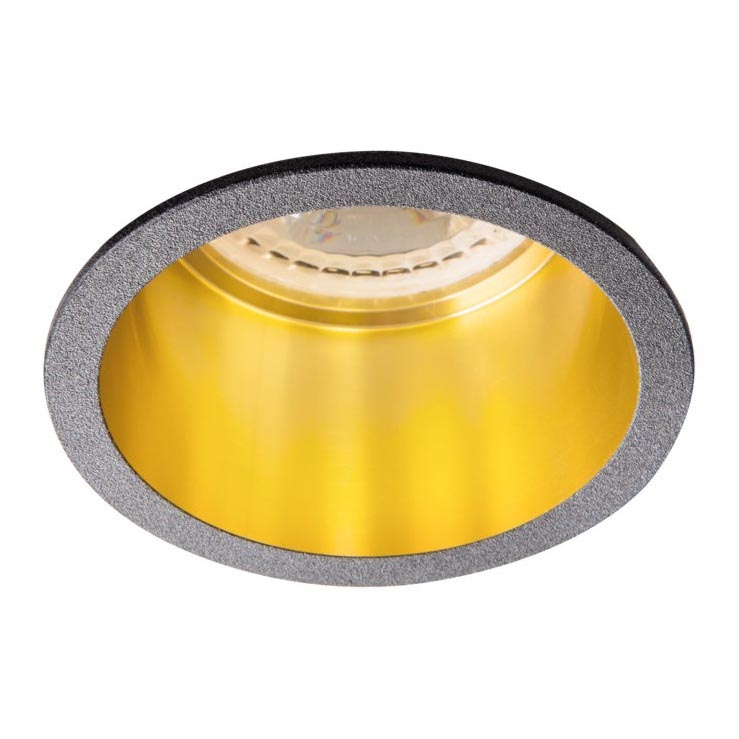 Infälld lampa SPAG GU10/35W svart/guld