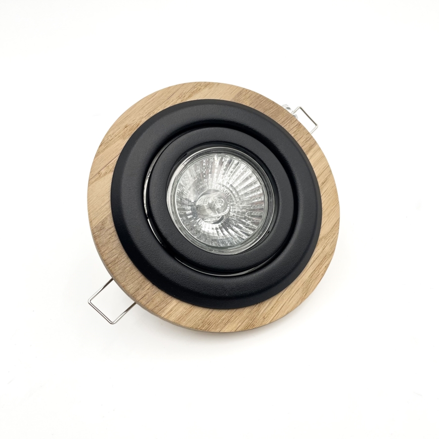 Infälld lampa TOBBY 1xG9/20W/230V diameter 11,5 cm ek/svart