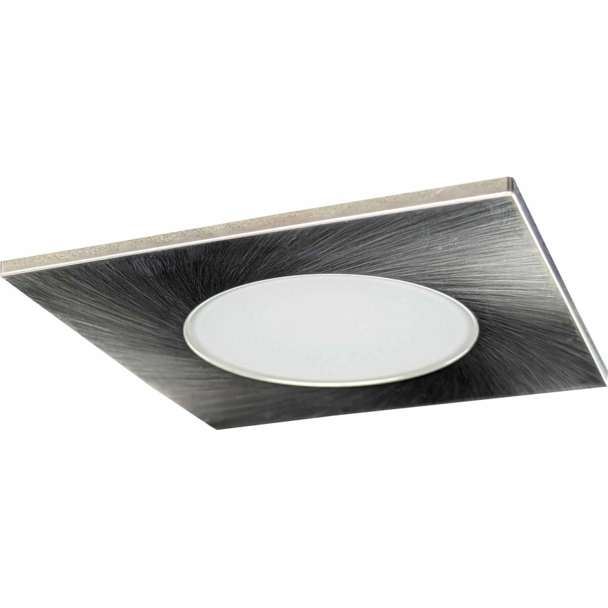 Infälld LED badrumsbelysning BONO LED/8W/230V 4000K IP65 skinande krom