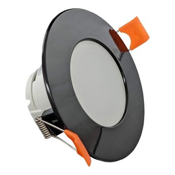 Infälld LED badrumsbelysning BONO LED/8W/230V 4000K IP65 svart