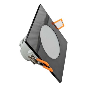 Infälld LED badrumsbelysning BONO LED/8W/230V 4000K IP65 svart