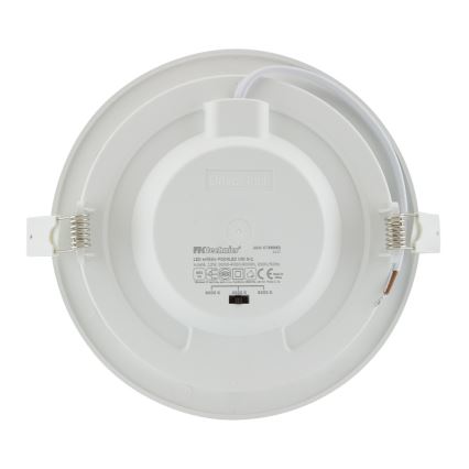 Infälld LED badrumsbelysning LED/12W/230V 3000/4000/6000K IP44
