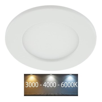 Infälld LED badrumsbelysning LED/6W/230V 3000/4000/6000K IP44