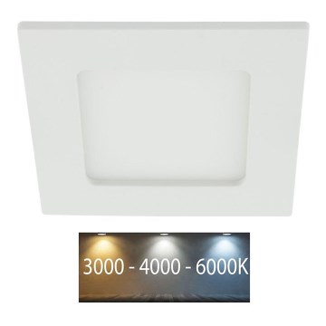 Infälld LED badrumsbelysning LED/6W/230V 3000/4000/6000K IP44