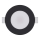 Infälld LED badrumsbelysning LORI LED/4,5W/230V IP65 2700/4000K diameter 8,5 cm svart