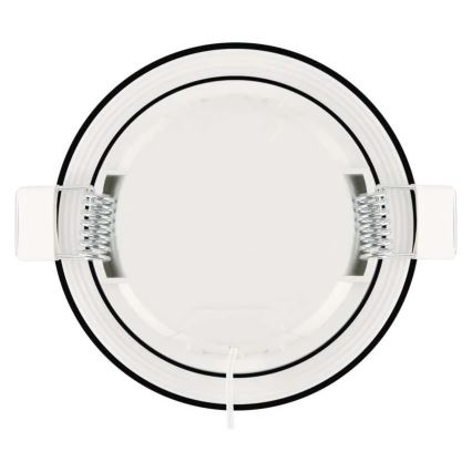 Infälld LED badrumsbelysning LORI LED/4,5W/230V IP65 2700/4000K diameter 8,5 cm svart