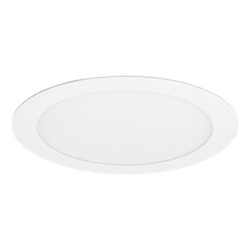 Infälld LED badrumsbelysning VEGA LED/12W/230V 2800K diameter 16,8 cm IP44 snö vit