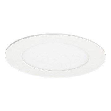 Infälld LED badrumsbelysning VEGA LED/6W/230V 3800K diameter 11,8 cm IP44 snö vit