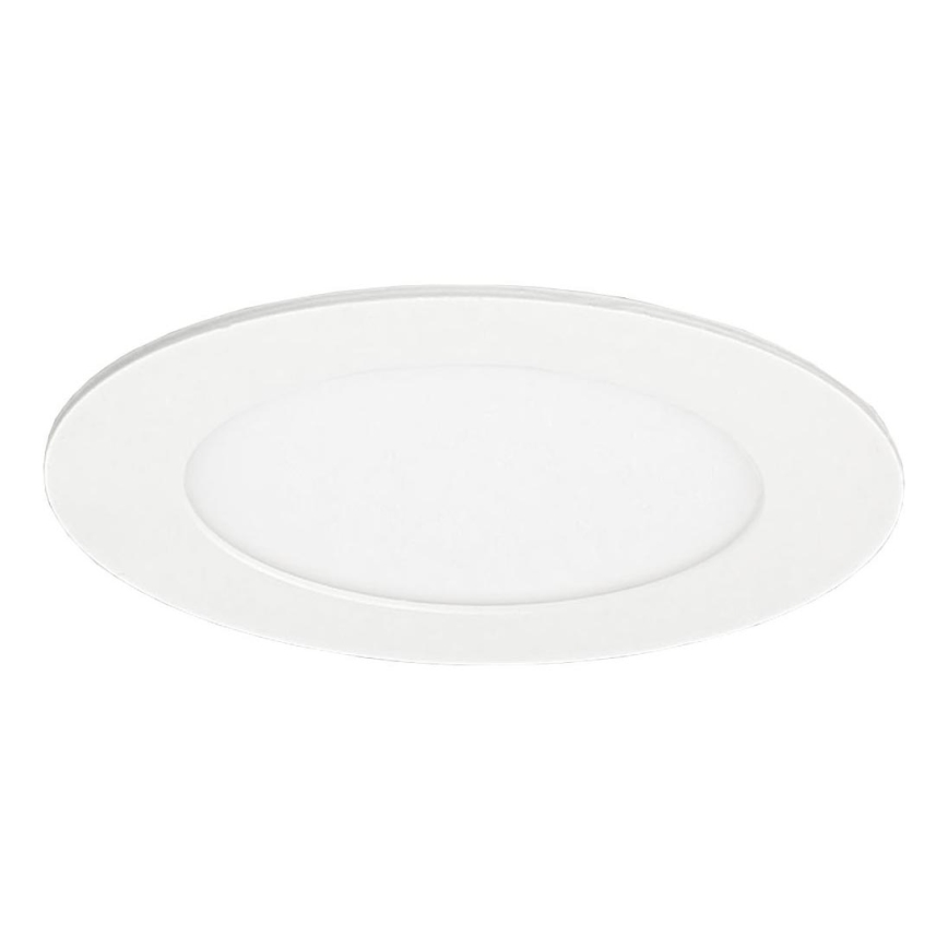 Infälld LED badrumsbelysning VEGA LED/6W/230V 3800K diameter 11,8 cm IP44 snö vit