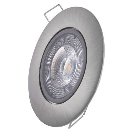 Infälld LED-belysning  EXCLUSIVE 1xLED/5W/230V 3000 K silver