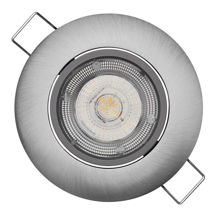 Infälld LED-belysning  EXCLUSIVE 1xLED/5W/230V 4000 K silver