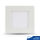 Infälld LED-belysning  SAMSUNG CHIP LED/12W/230V 6400K fyrkantig
