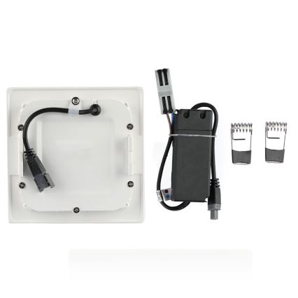Infälld LED-belysning  SAMSUNG CHIP LED/12W/230V 6400K fyrkantig