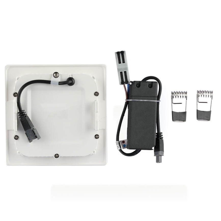 Infälld LED-belysning  SAMSUNG CHIP LED/12W/230V 6400K fyrkantig