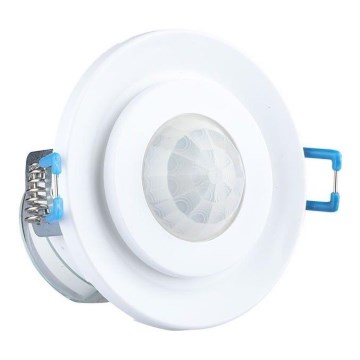 Infälld rörelsesensor PIR 360° 400W/230V vit