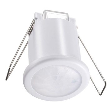 Infälld rörelsesensor PIR 360° 400W/230V vit