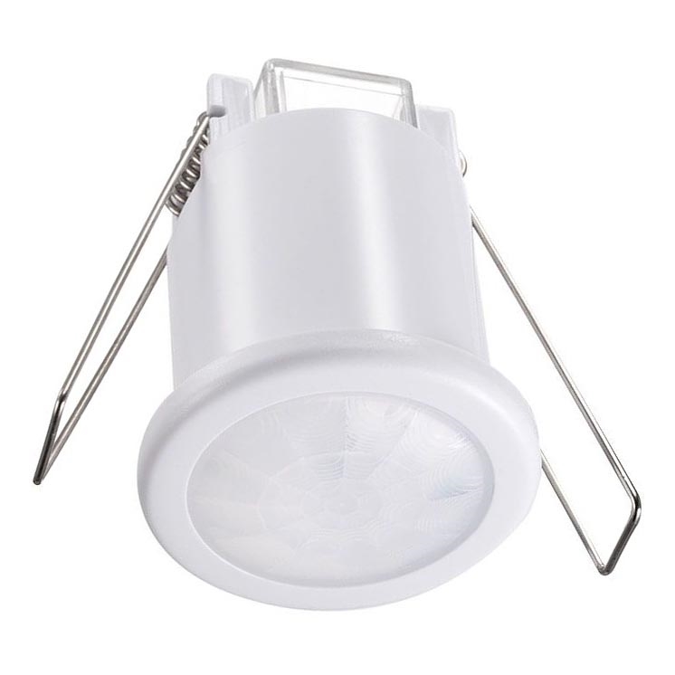 Infälld rörelsesensor PIR 360° 400W/230V vit